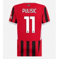 Maglia Calcio AC Milan Christian Pulisic #11 Prima Divisa Donna 2024-25 Manica Corta